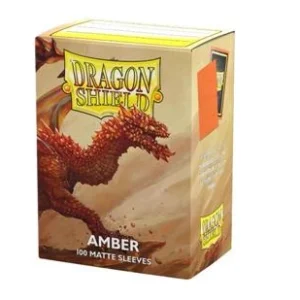 Dragon Shield Matte, 100st, Amber